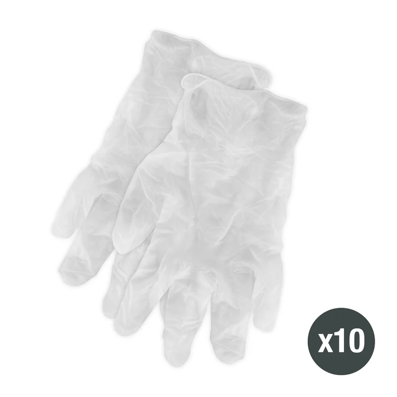 Gants tout usage en vinyle - Grand (paquet de 10)