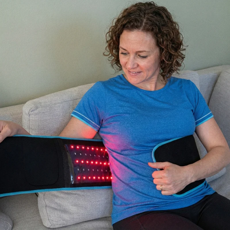 Unisex Adjustable Red Light Therapy Waist Belt | Comfortable Wireless Support for Back Relief