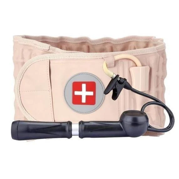 Unisex Adjustable Fabric Decompression Belt | Supportive Lumbar Back Support Brace for Pain Relief