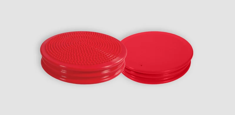 Coussin gonflable de proprioception, Mambo Max, rouge