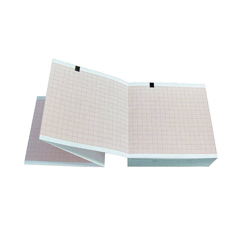 Papier ECG Shiller STD 60g 400 feuilles 90 x 90 mm - Lot de 5