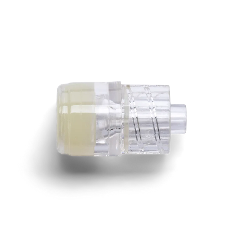 Bouchon obturateur mâle avec site d'injection