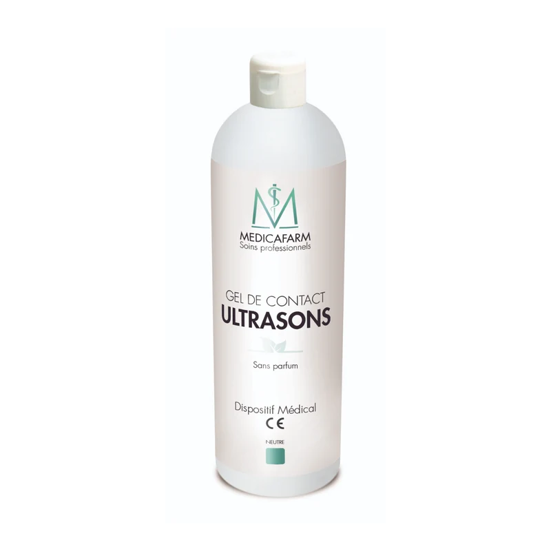 Gel de Contact Ultrasons - Flacon 1 Litre - Date dépassée