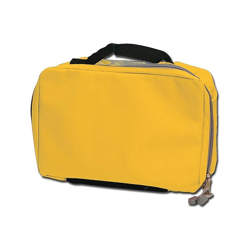 Pochette de rangement avec poignée, jaune, 29x19x11cm