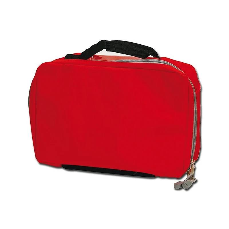 Pochette de rangement avec poignée, rouge, 29x19x11cm