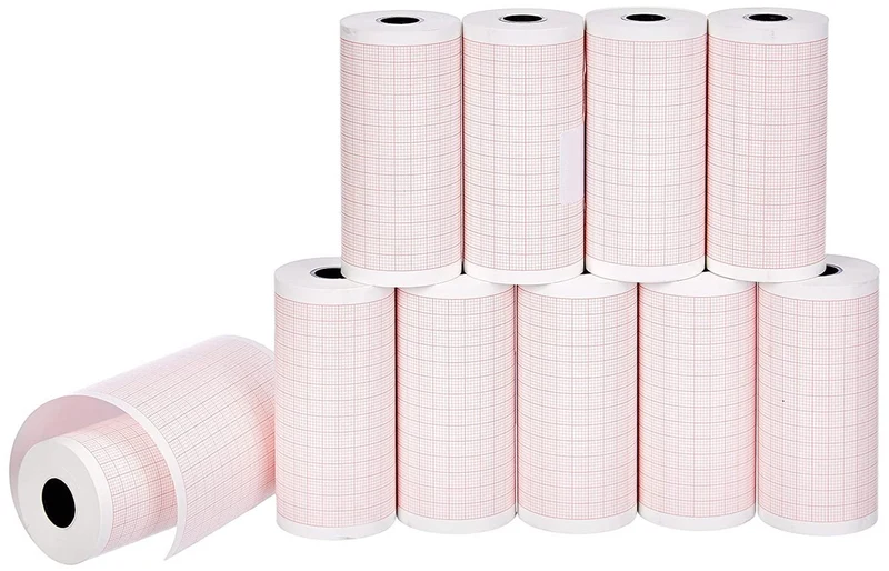 Papier ECG Quadrillé 50 mm x 20 m - 20 rouleaux