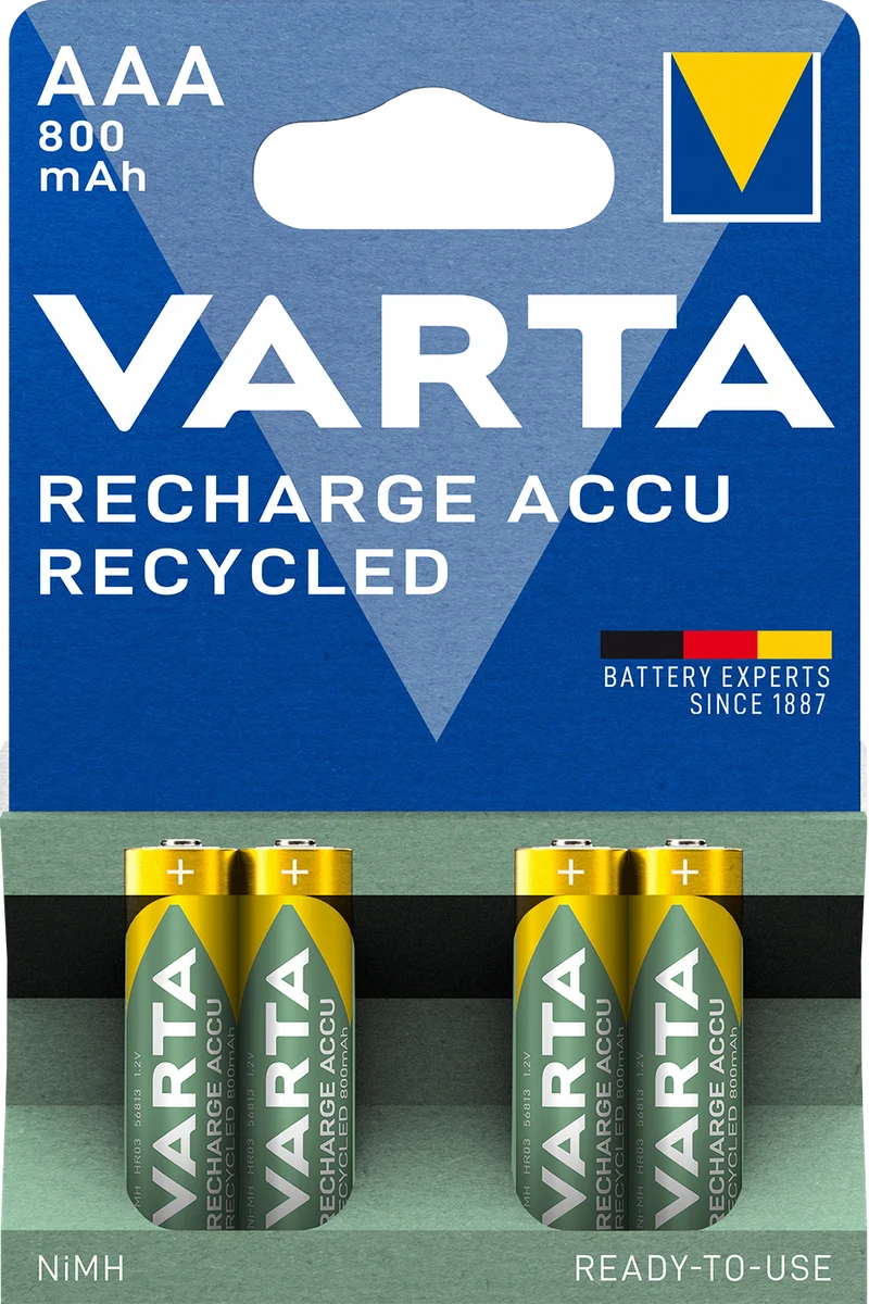 Piles rechargeables Varta® AAA/LR3 800 x 4