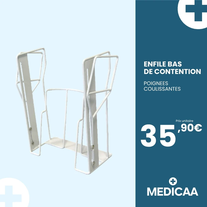 Enfile Bas de Contention Poignées Coulissantes