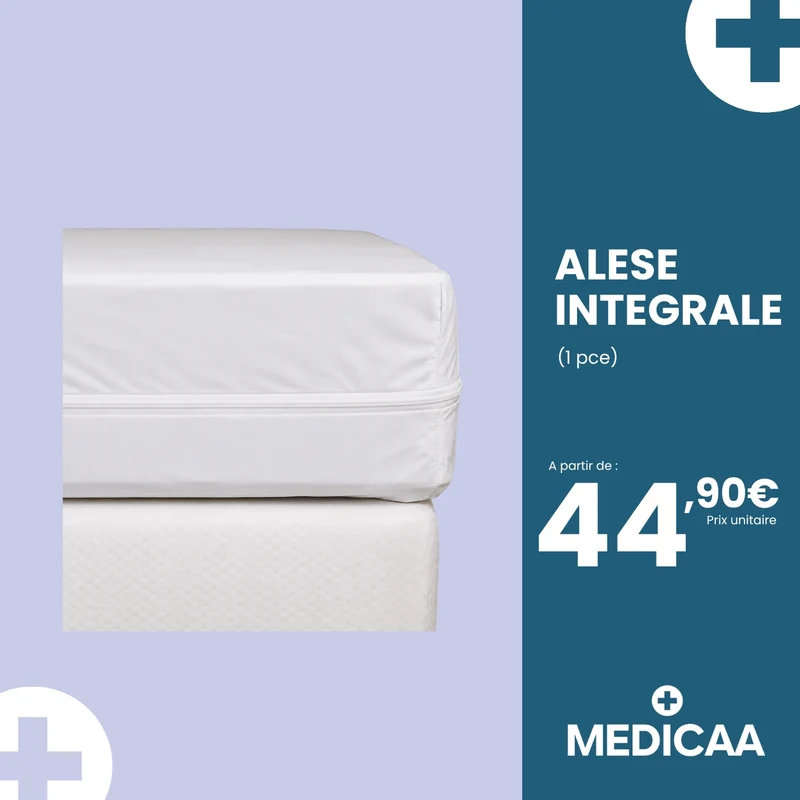 Alèse intégrale réutilisable - blanche