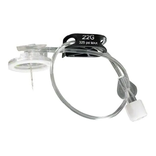 B Braun Surescan™ Safety II Port Access Needle Infusion Set, 22GA OD x 0.6"