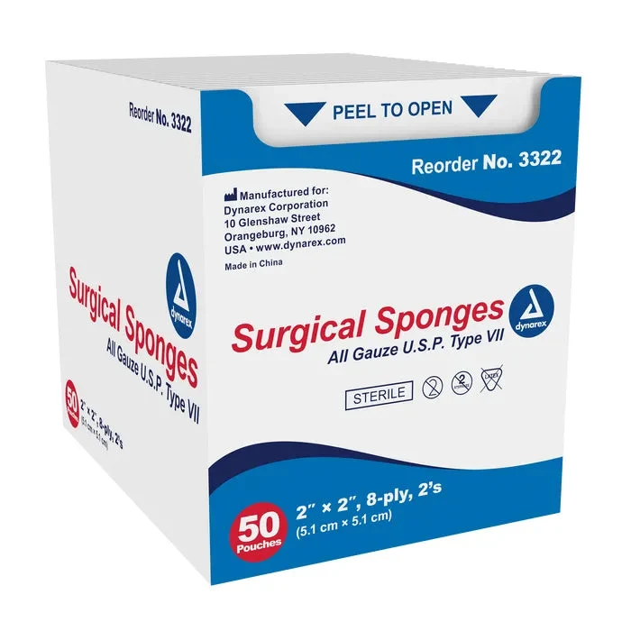 Dynarex Sterile Surgical Sponges