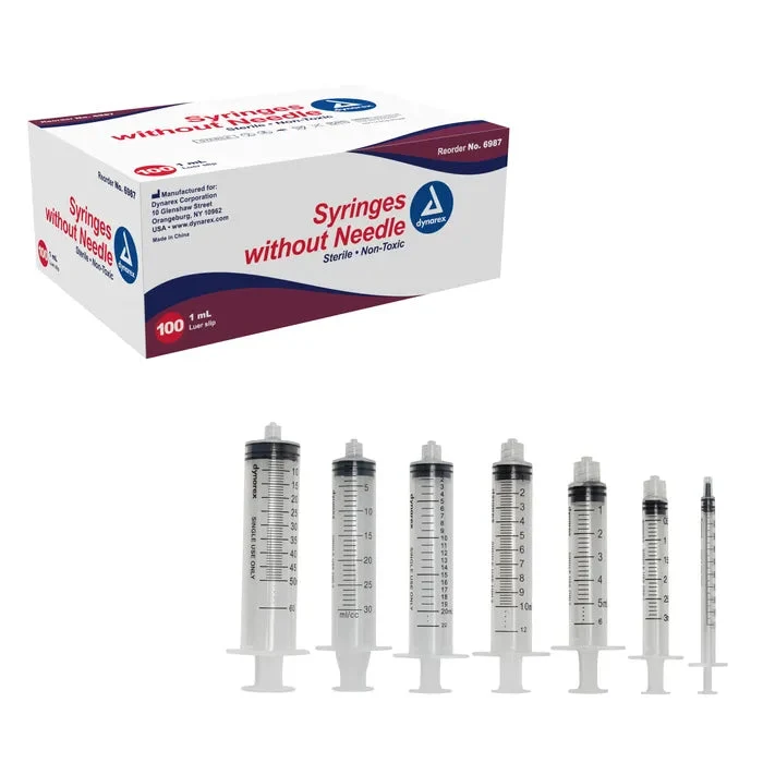 Dynarex Syringes without Needles