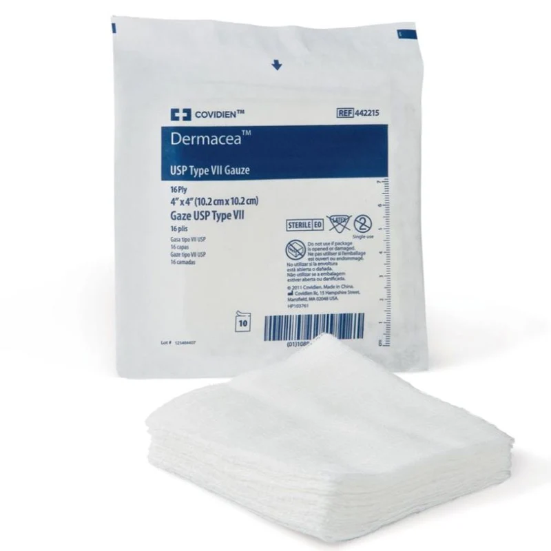 Dermacea™ Sterile USP Type VII Gauze Sponge, 10s Soft Pouch