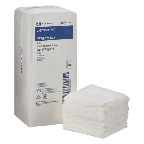 Dermacea™ Non-Sterile USP Type VII Gauze Sponge Bulk Packaging