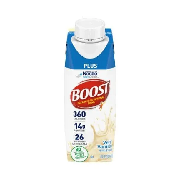 Boost Plus Very Vanilla, 8oz Carton