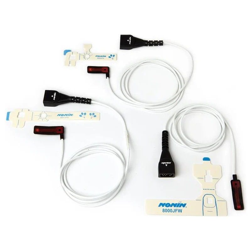 8000J Series Reusable Flex SpO2 Sensor, Adult, 9'