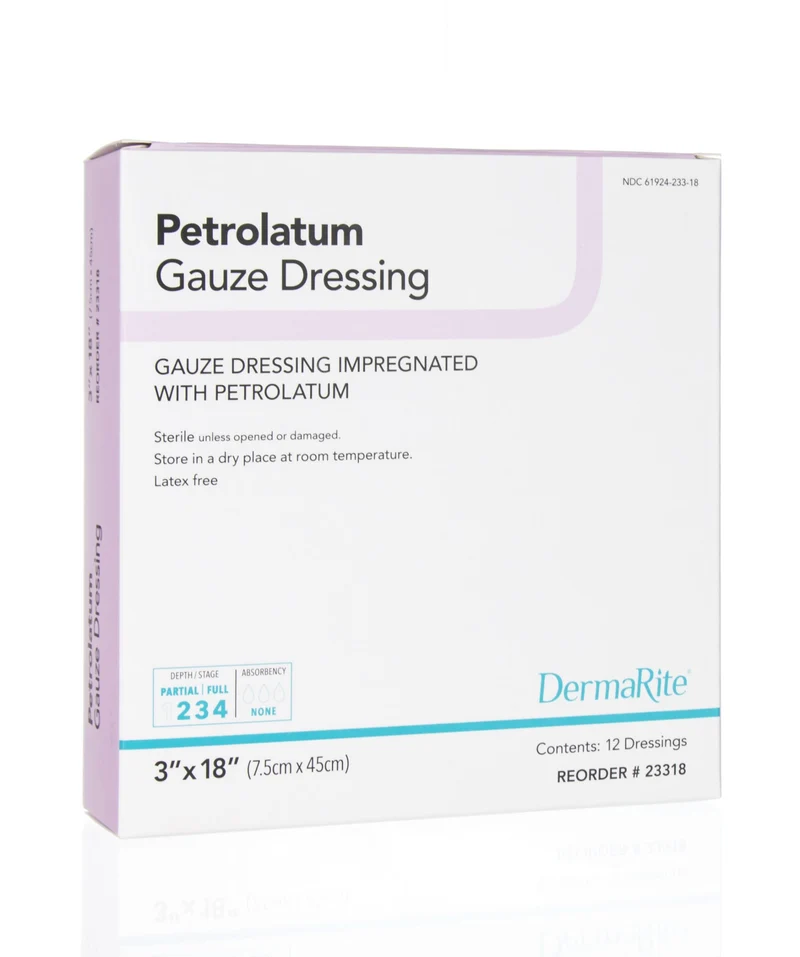 Dermarite Petrolatum Impregnated Gauze Wound Dressing