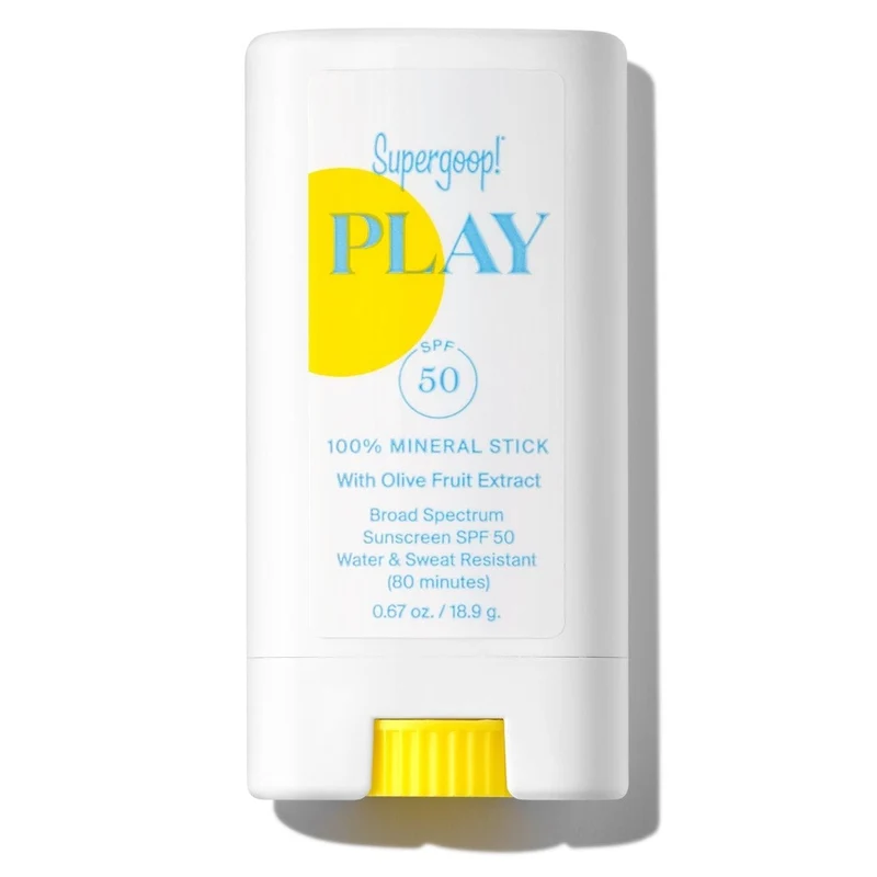 Supergoop 100% Mineral Sunscreen Stick, with Olive Fruit Extract, SPF 50