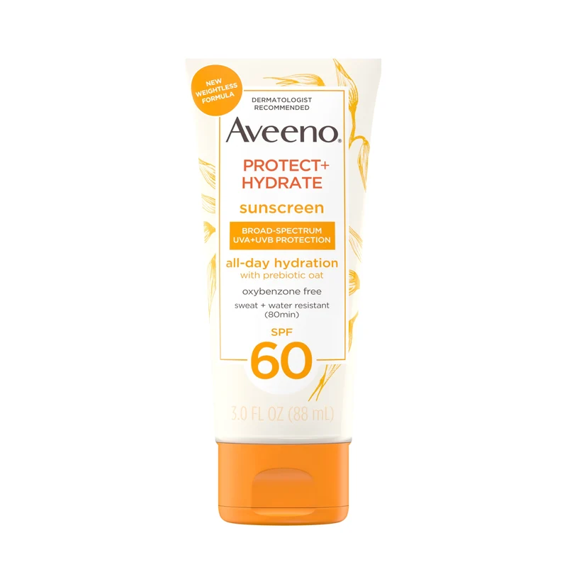 Aveeno Protect + Hydrate Sunscreen Body Lotion, SPF 60, 3 oz