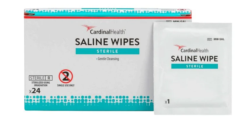 Cardinal Health Saline Wipes