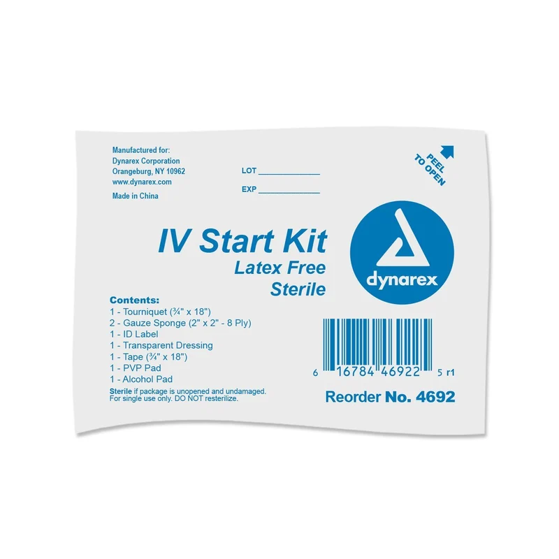 Dynarex IV Start Kit, w/o Gloves