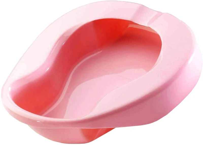 Medegen Pontoon Bedpan, Dusty Rose