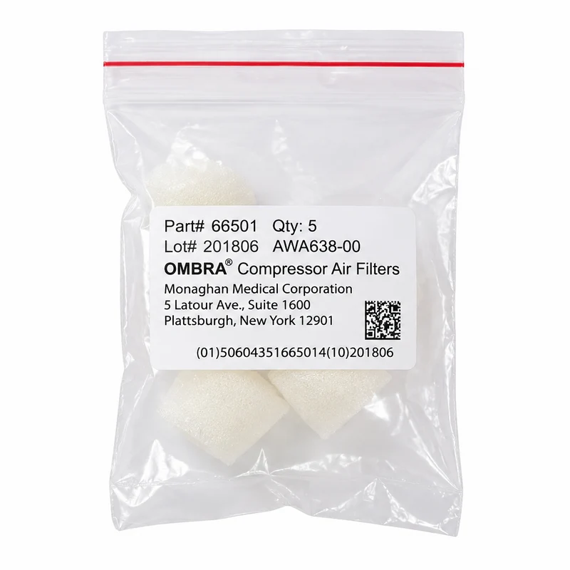 Ombra® Compressor Air Filters, Pack of 5