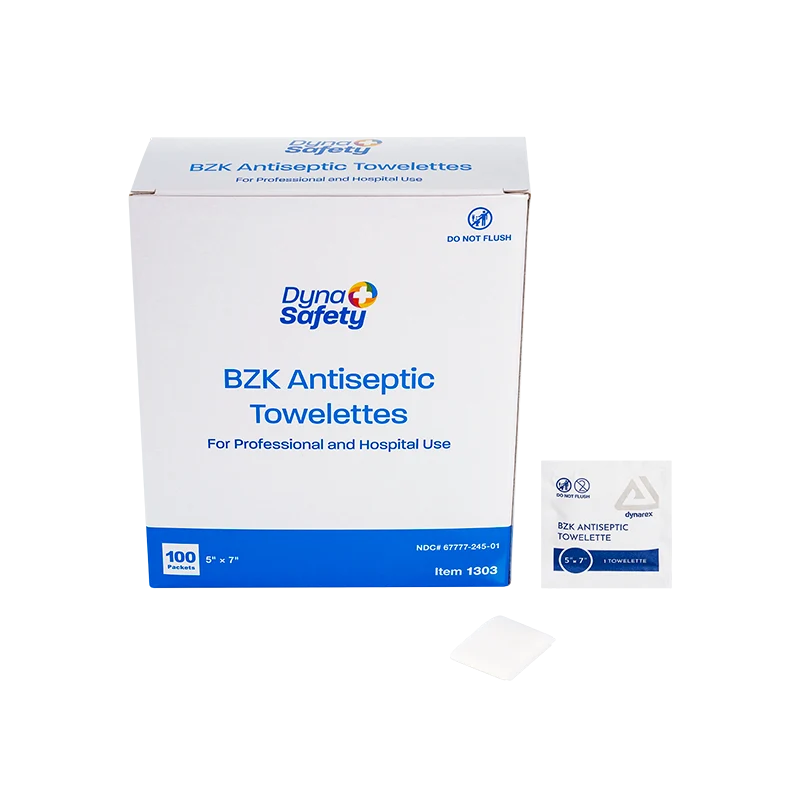 BZK Antiseptic Towelette 5" x 7"