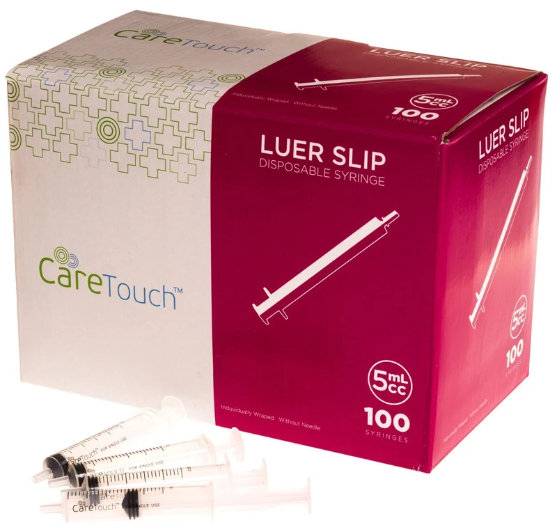 CareTouch Syringes Luer Slip 5ml