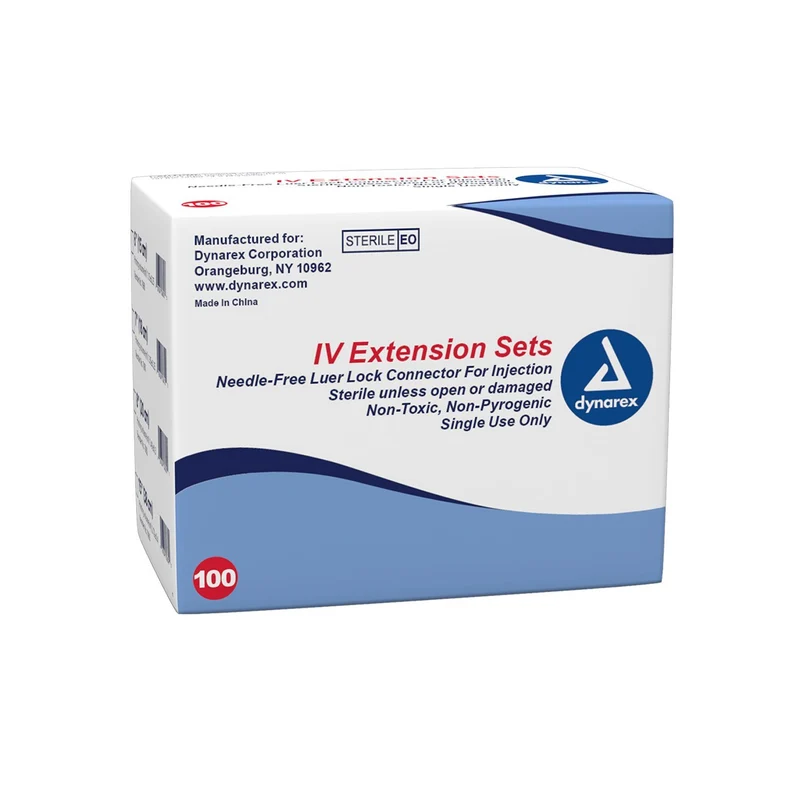 IV Extension set - 7" , needle free LL connect