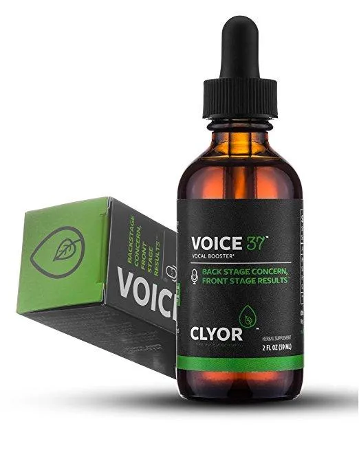 VOICE37 - Vocal Health Throat Relief - All Natural Herbal Voice Remedy To Enhance Singing and Speaking - 2 oz