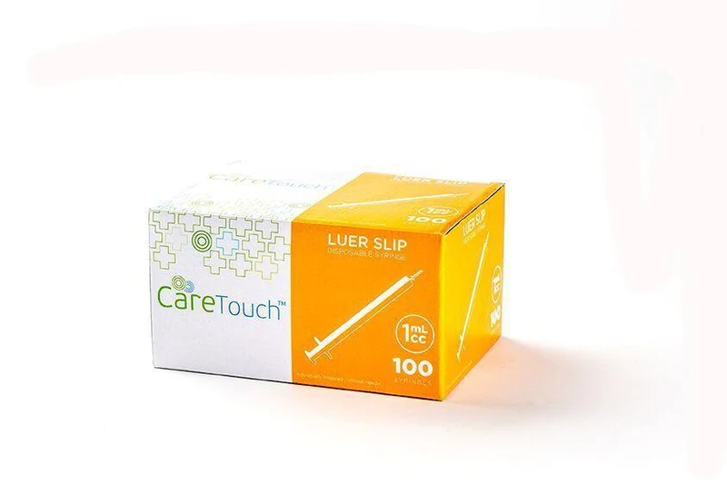 CareTouch Syringes Luer Slip 1ml
