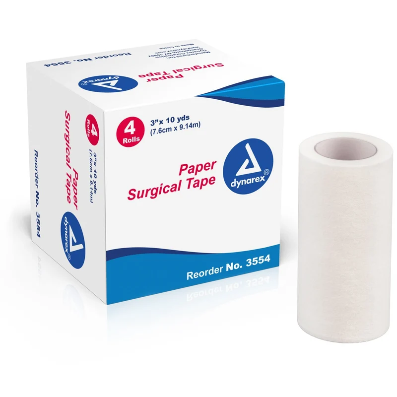Dynarex Surgical Paper Tape - 3" x 10 yds