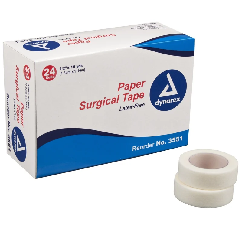 Dynarex Surgical Paper Tape - 1/2" x 10 yds