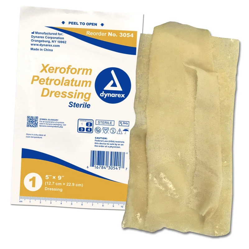Xeroform Petrolatum Gauze Dressing - 5" x 9"