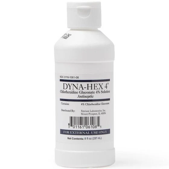Dyna-Hex 4% CHG Scrub, 8 oz