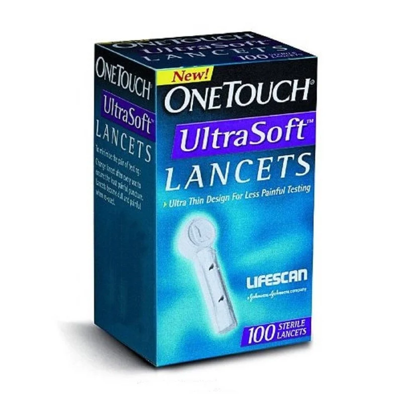 OneTouch UltraSoft Lancet 28G - Box of 100