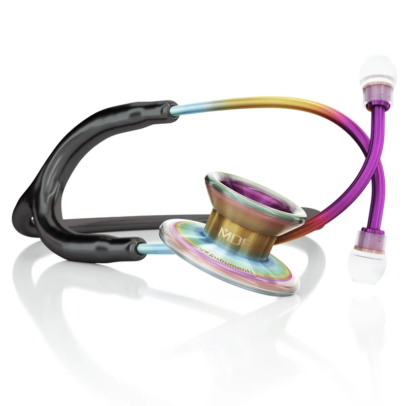 MD One® Epoch® Titane - Stéthoscope Adulte - Kaléidoscope / Noir
