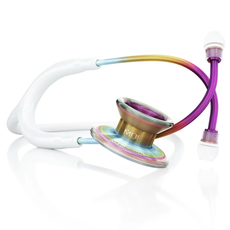 MD One® Epoch® Titane - Stéthoscope Adulte - Kaléidoscope / Blanc