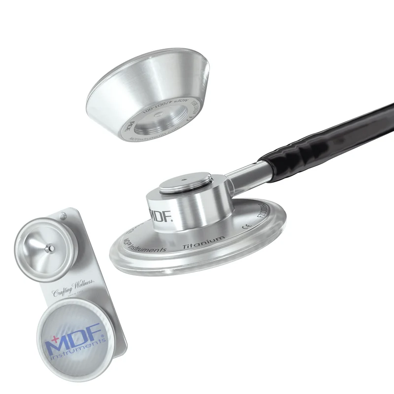 Accessoires Pédiatriques avec attache - Pour stéthoscope MD One® Epoch en titane - Argent