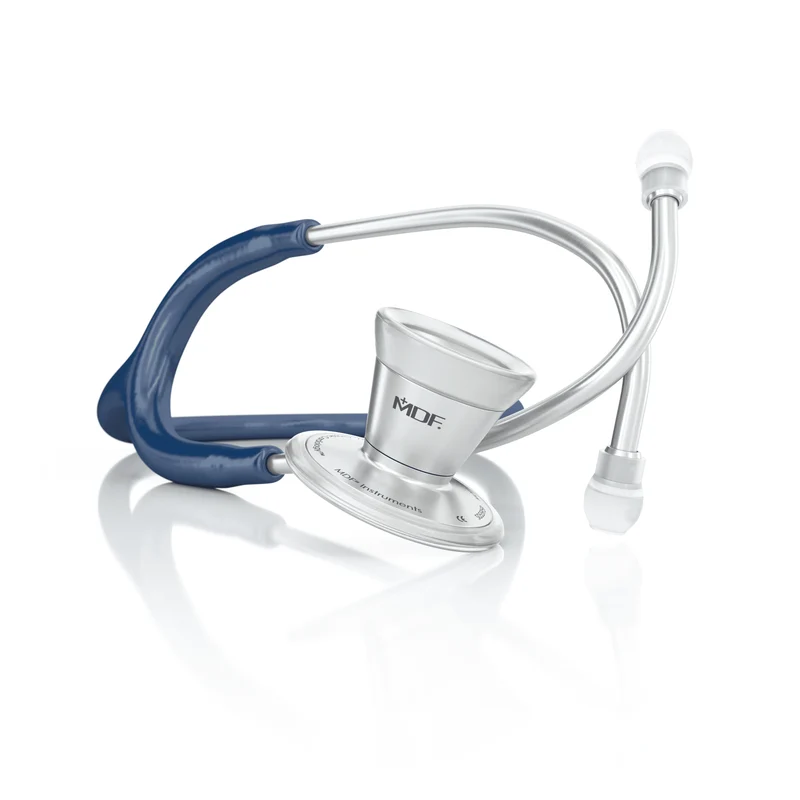 ProCardial® Stéthoscope de Cardiologie Adulte en Acier Inoxydable - Bleu Marine