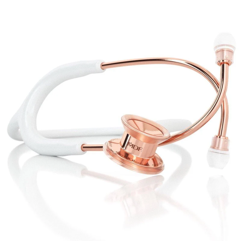 MD One® Stéthoscope Pédiatrique - Blanc / Or Rose