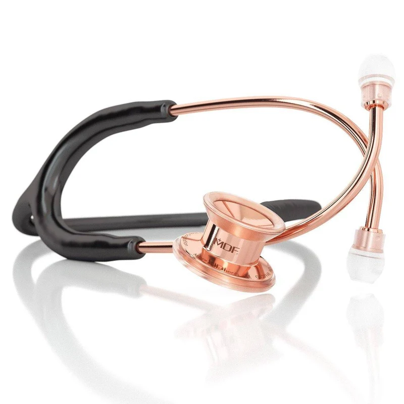 MD One® Stéthoscope Pédiatrique - Noir / Or Rose