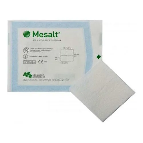 Mesalt 8" x 8" Dressing (4" x 4" Folded)