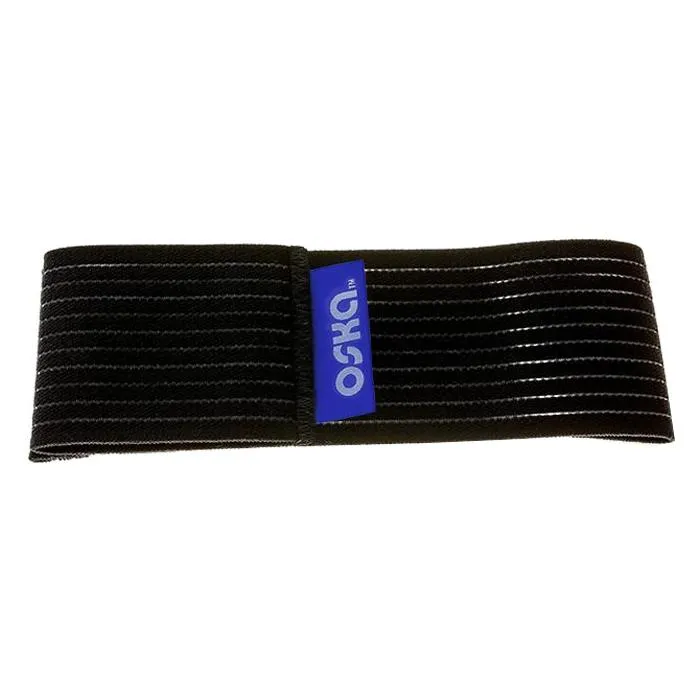 Oska Long Compression Wrap, 48" long x 3" Wide Stretch Material with Velcro