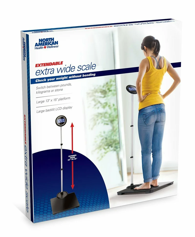 Jobar® Extendable Large Display Weight Scale