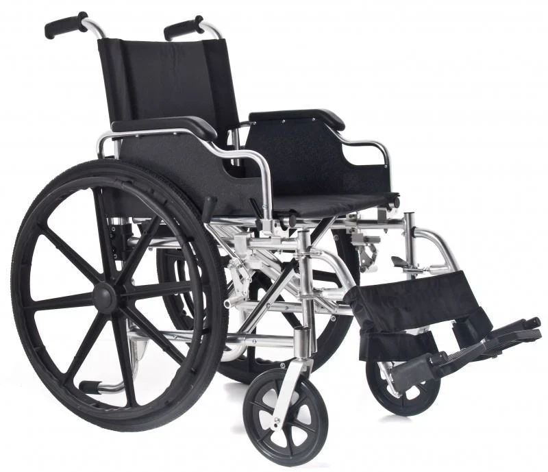 Fauteuil Roulant en Aluminium Chromé | Safe-Chair 46