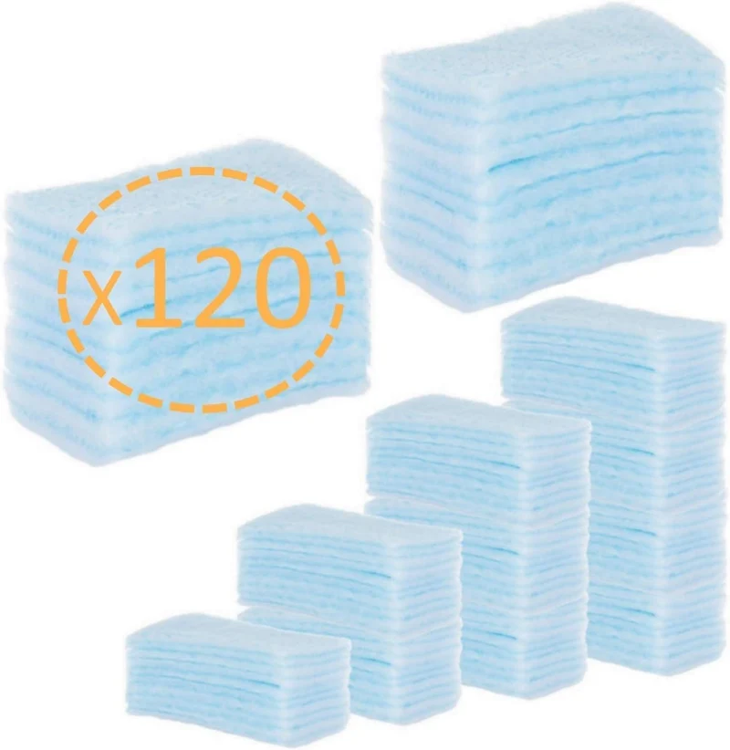 Éponges Jetables Boîte de 120 Unités