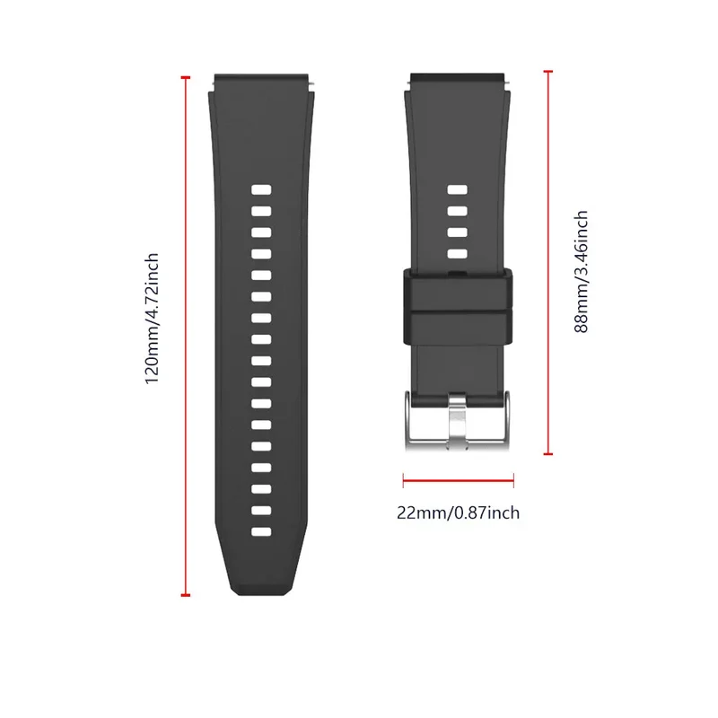 FitActive Series TPU/Leather 6 Types Replacement Watch Straps