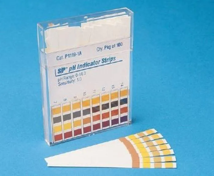 PH Indicator Strips, Short Range, 3.6 6.1, Single Use